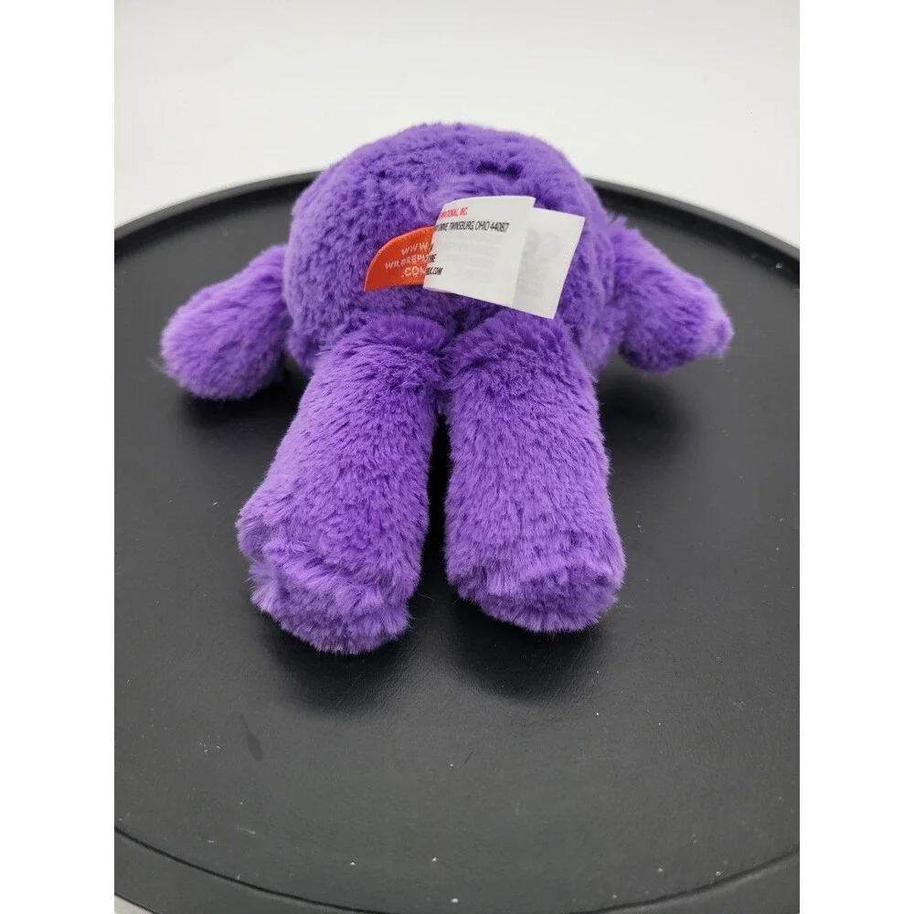 Wild Republic Monsterkins Vinnie Plush Stuffed Animal 6” Purple Monster Toy